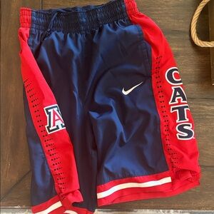 Nike U of A Blue and Red Athletic Shorts